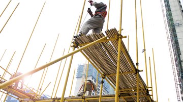working on scaffolding