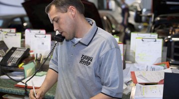 Auto repair shop manager