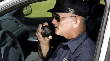 Police Officer on Radio