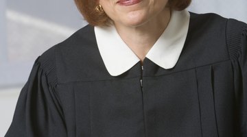 Judge with gavel