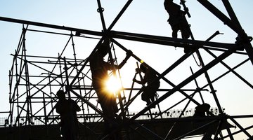 working on scaffolding