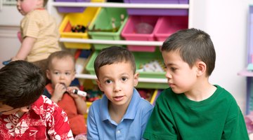 Boys in classroom